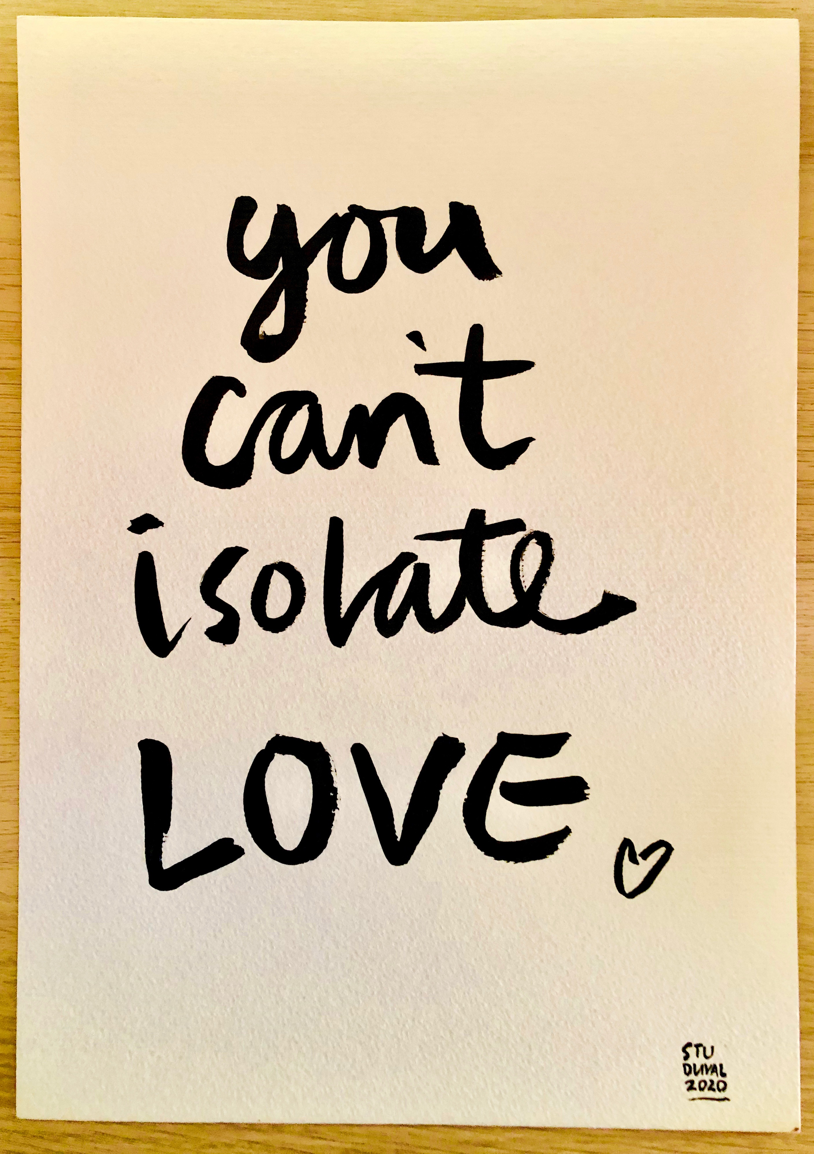You Can't Isolate Love
